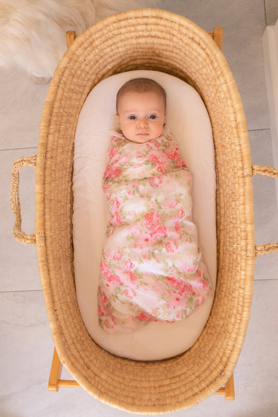 Muslin Wrap - Peony Rose Muslin Swaddle 2025 MWPR