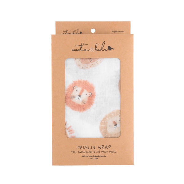 Muslin Wrap - Lions Muslin Wrap/Swaddle 2025 MWL