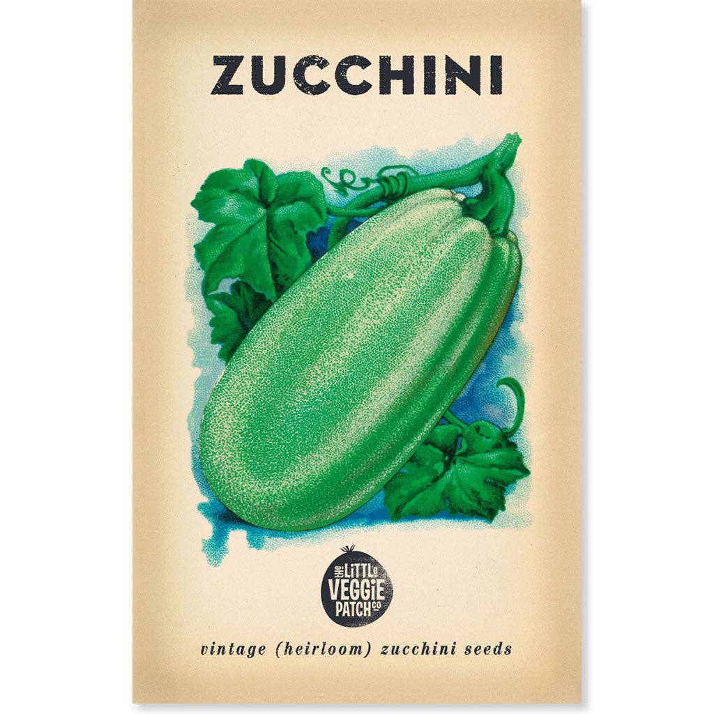 Seeds - Zucchini 'Black Beauty' Heirloom Seeds 2024