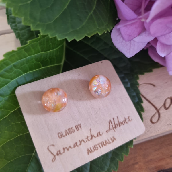 Earrings - Samantha Abbott Glass Studs - 60