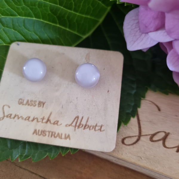 Earrings - Samantha Abbott Glass Studs - 26