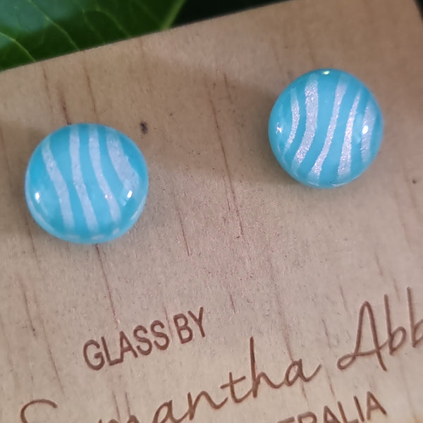 Earrings - Samantha Abbott Glass Studs - 46