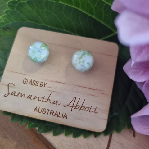 Earrings - Samantha Abbott Glass Studs - 54