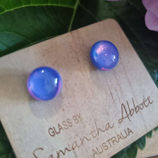 Earrings - Samantha Abbott Glass Studs - 10