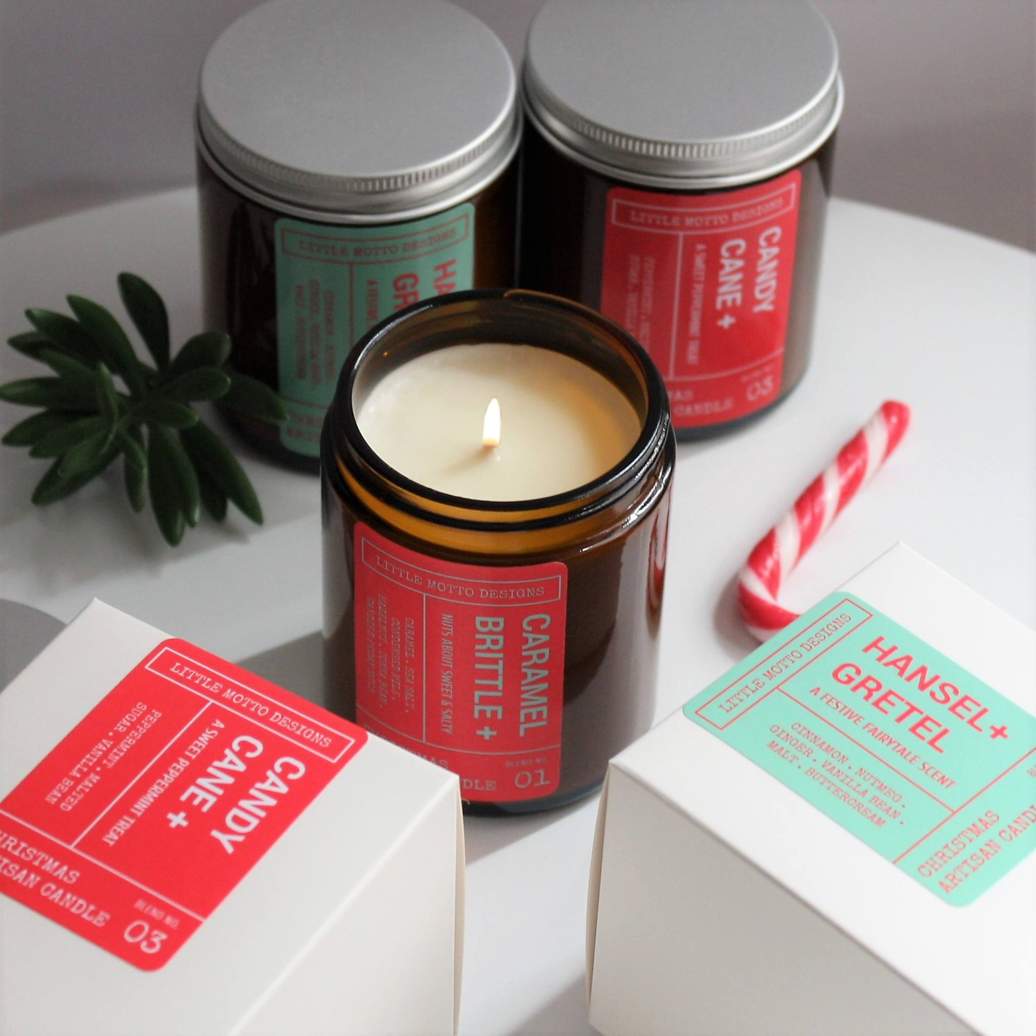 Candle - CHRISTMAS | 3 FRAGRANCES Artisan Soy Candle Jar