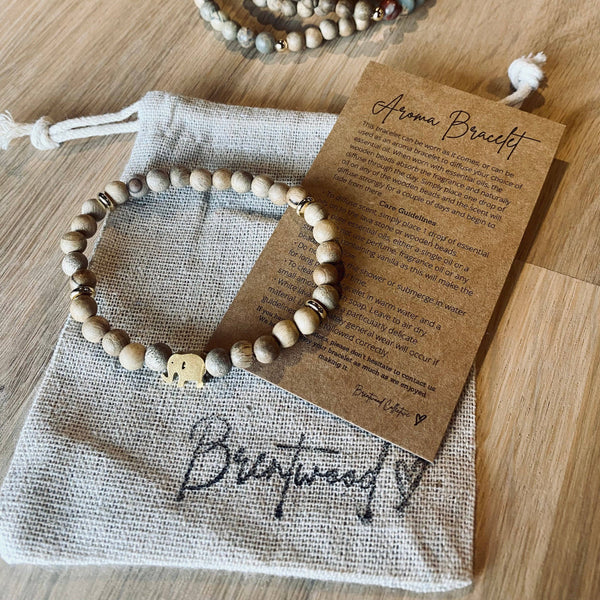 Aroma Bracelet | Gold Elephant BGE