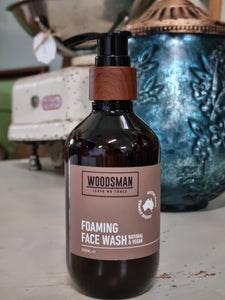 Woodsman Peppermint Foaming Face Wash 200ml WPF .