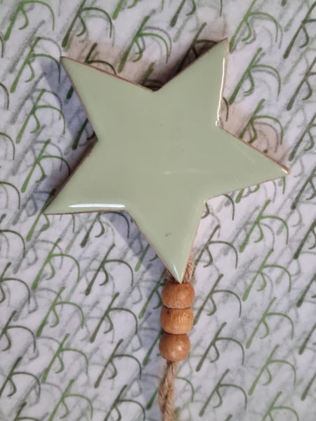 Decoration - Stars - Mango Wood  assorted DSW