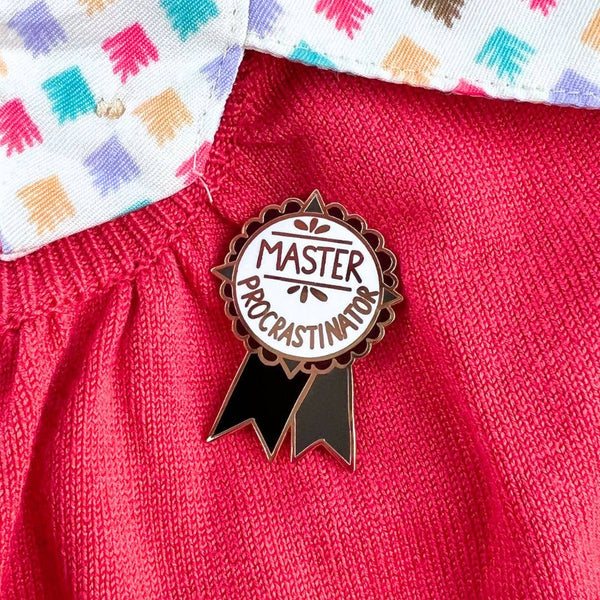 Jubly-Umph - Master Procrastinator Award Lapel Pin