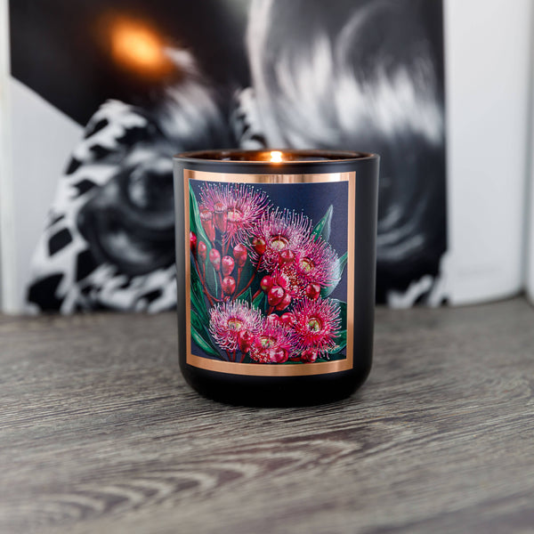 Candle - AROMA POT - Australian artist soy candle - Wild Bush Berries APWB .