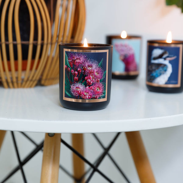 Candle - AROMA POT - Australian artist soy candle - Wild Bush Berries APWB .