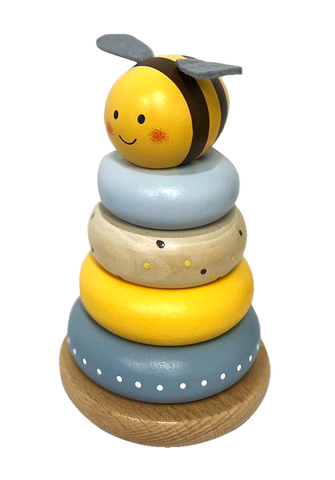 Wooden Bee Stacking Toy WBS