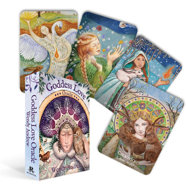 ORACLE CARDS - Goddess Love Oracle: 36 Cards and Full Color Guidebook GLO