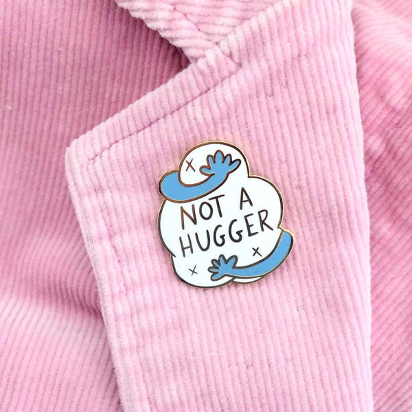 Jubly-Umph Not a Hugger Lapel Pin JHL