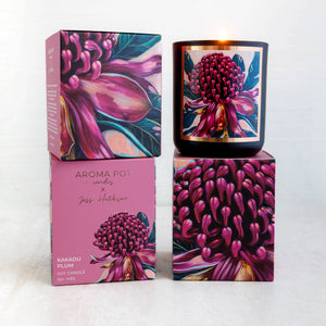 Candle - AROMA POT - Australian artist soy candle - Kakadu plum APKP .