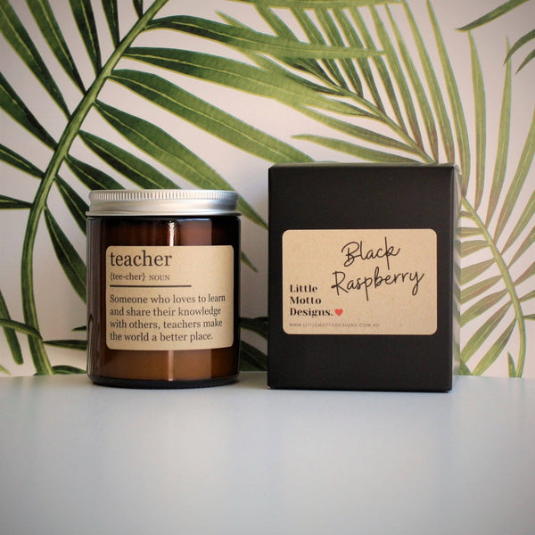 Candle - Teacher - Boxed Soy Candle