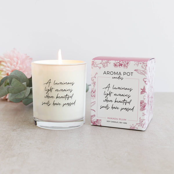 Candle - Aroma Pot - sympathy memorial candle assorted APSC