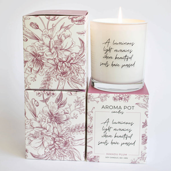 Candle - Aroma Pot - sympathy memorial candle assorted APSC