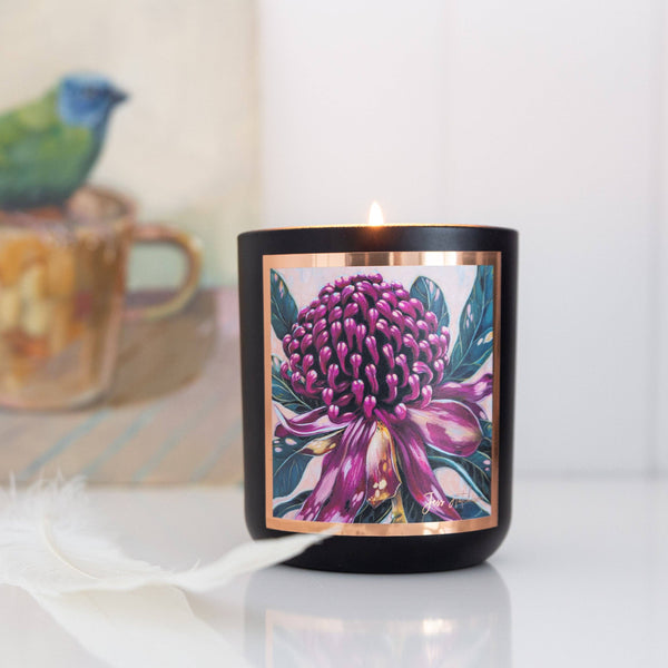 Candle - AROMA POT - Australian artist soy candle - Kakadu plum APKP .