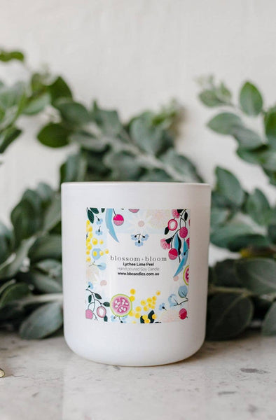 Candle - Blossom and Bloom - Lychee Lime Peel -Large BBLL