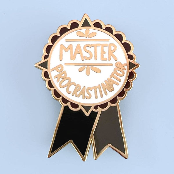 Jubly-Umph - Master Procrastinator Award Lapel Pin