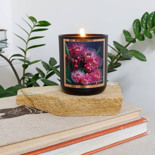 Candle - AROMA POT - Australian artist soy candle - Wild Bush Berries APWB .