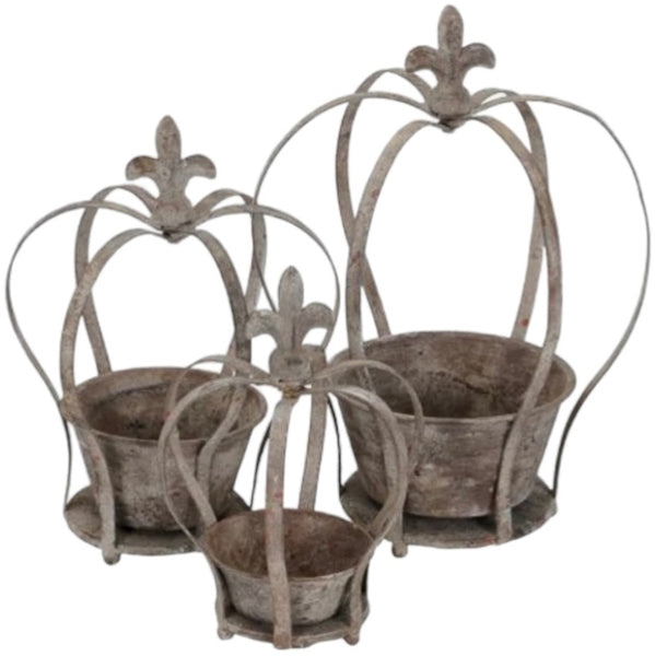 Crown Planter - assorted sizes