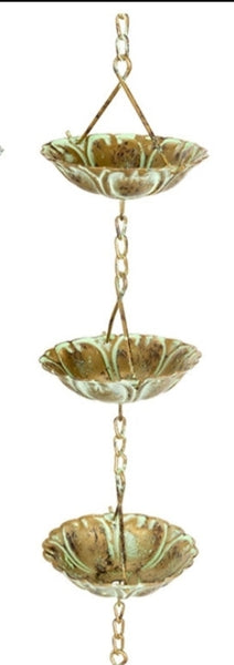 Rain Chain - water lily assorted RCW