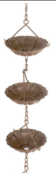 Rain Chain - water lily assorted RCW