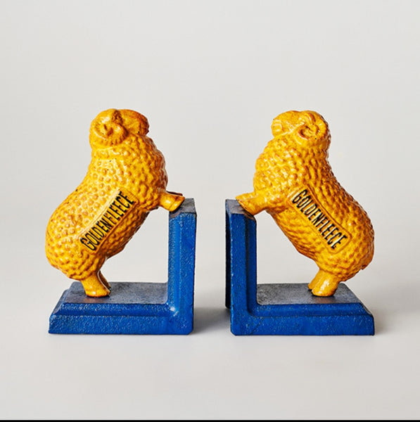 Cast iron Bookends - Golden Fleece BGF