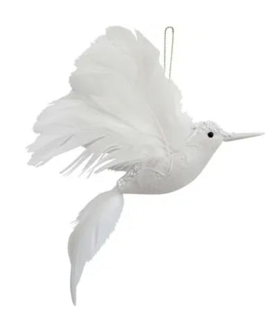 Christmas Decoration - Bird White FBD