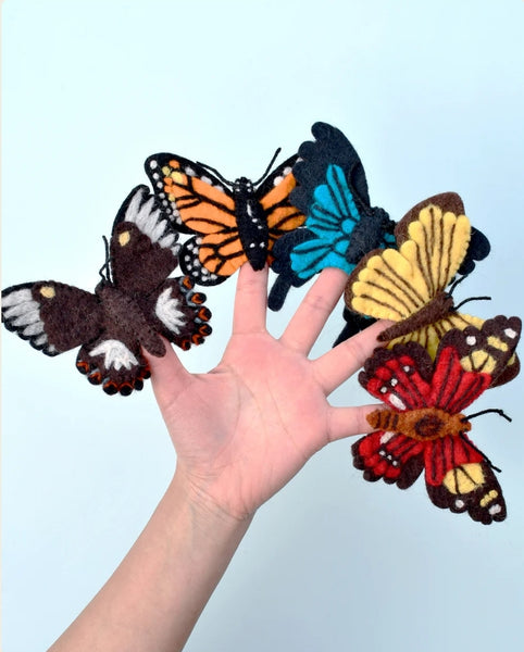 Felt Finger Puppets - Butterflies FB5