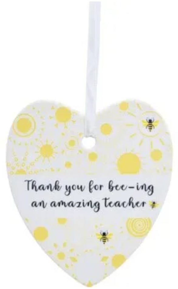 Ceramic tag  - Bee Teacher CBT