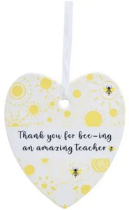 Ceramic tag  - Bee Teacher CBT