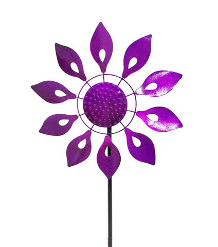 Wind Spinner - Daisy Purple