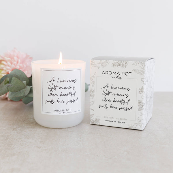 Candle - Aroma Pot - sympathy memorial candle assorted APSC