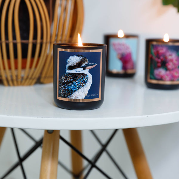 Candle - AROMA POT - Australian artist soy candle - Australian Sandalwood APAS .