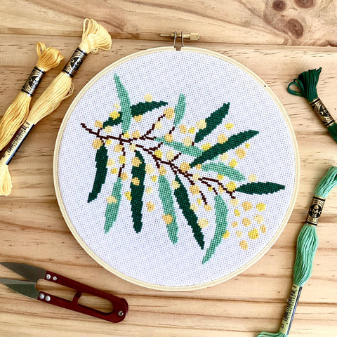 Cross Stitch - Golden Wattle Cross Stitch Kit CSW