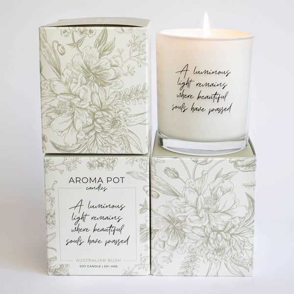 Candle - Aroma Pot - sympathy memorial candle assorted APSC