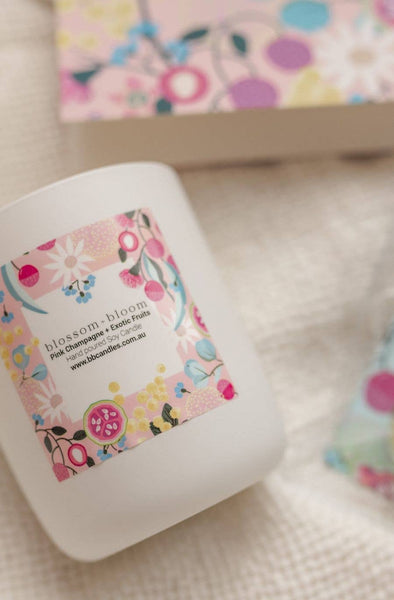 Candle - Blossom and Bloom - Pink Champagne + Exotic Fruits -Large BBCL