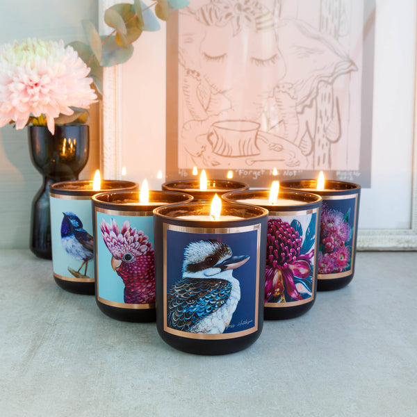 Candle - AROMA POT - Australian artist soy candle - Australian Sandalwood APAS .