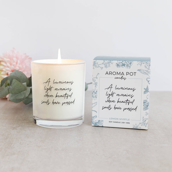 Candle - Aroma Pot - sympathy memorial candle assorted APSC