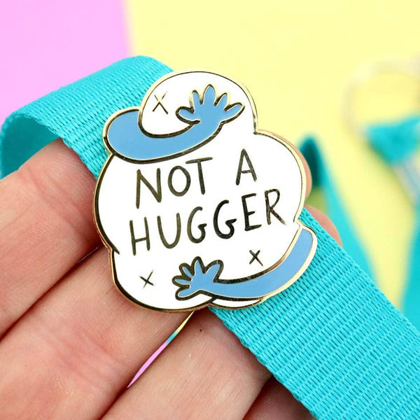 Jubly-Umph Not a Hugger Lapel Pin JHL