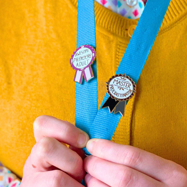 Jubly-Umph - Master Procrastinator Award Lapel Pin