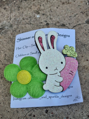 Easter Bunny Hair Clip EBH