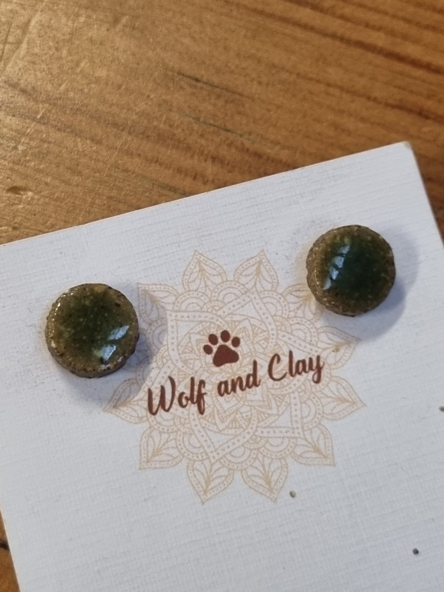 Wolf & Clay Earrings #9 .