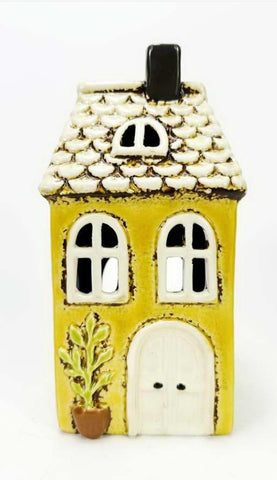 Tealight House - yellow house TYH