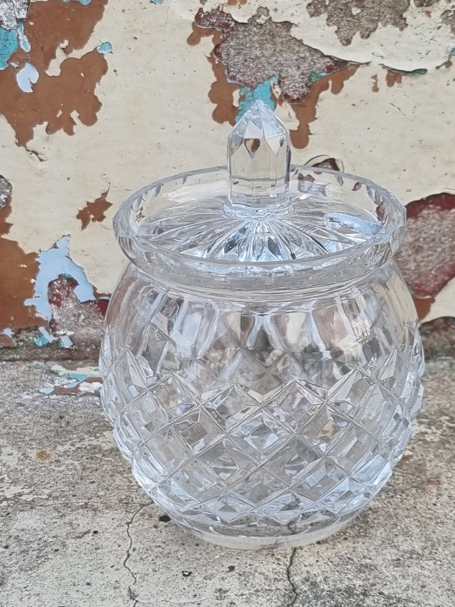 Crystal Sugar Bowl CJL