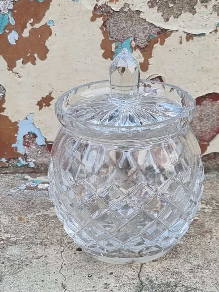 Crystal Sugar Bowl CJL