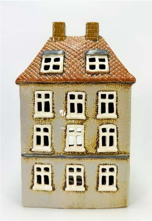 Tealight House - Beige Manor TBM